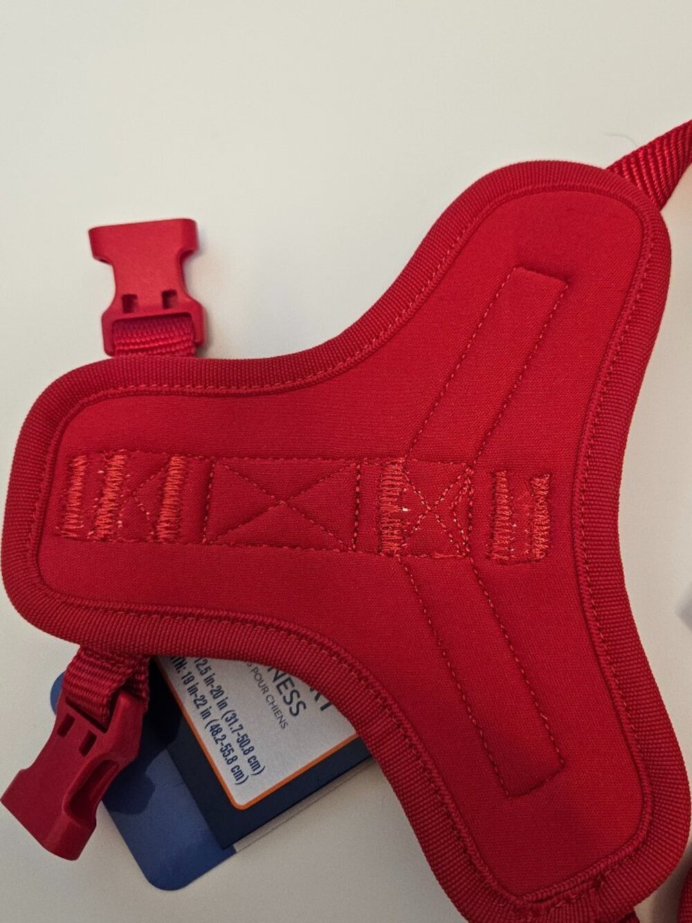 Top Paw Instant Comfort adjustable harness Nylon/mesh Red size S - Picture 6 of 12